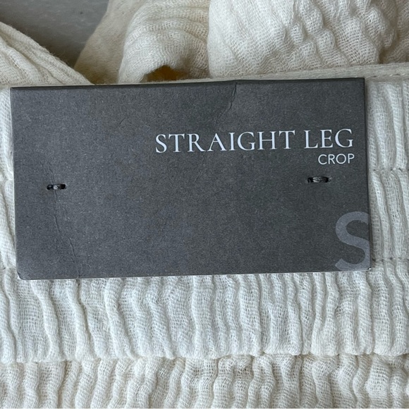 COPY - SOFT SURROUNDINGS NWT BEACH BOUND PULL ON GAUZE CROP PANTS ECRU Size Smal - Picture 8 of 15